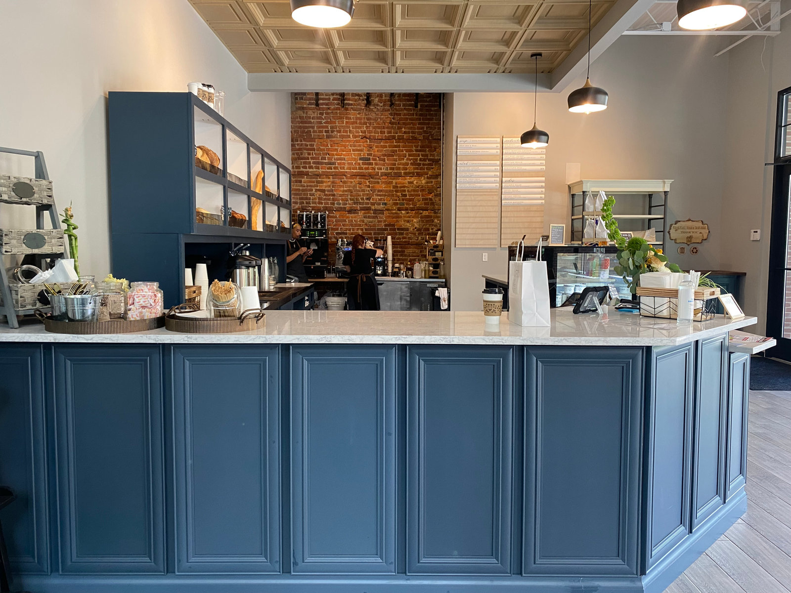 A freshly baked loaf from North Wind Bread Company